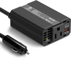 Bestek Mri1511bu 150w Car Power Inverter Dc 12v To 110v Ac Black