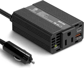 Mri1511bu Bestek 150w Car Power Inverter Dc 12v To 110v Ac Black