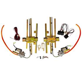 Bestparts Bestparts-hj-453-2 Pair Universal 2-door Electric Power Window Conversion Flat Glass Installatio