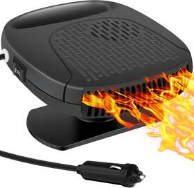 Besworlds Htt121 Car Heater 12v 120w Fans Fast Heating Windshield Defrost Defogger With Plug