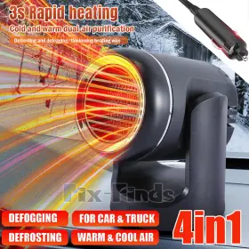 H-14019 Bfvv 12v Ptc Car Heater Defroster Demister Heating Fan Calefaccion Para Carro De Auto