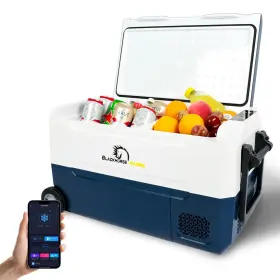 Hm3625 Blackhorse-racing 12 Volt Car Refrigerator 37 Quart 35l Portable Freezer Fridge Large Zone W