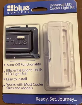 Acc-4001 Blue Coolers Universal Auto-off Interior Cooler Light Kit-ice Chest Accessory