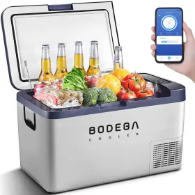 Bodega 725249573725 Bodegacooler 12 Volt Car Refrigerator 27 Quart 25l Fridge Portable Fre