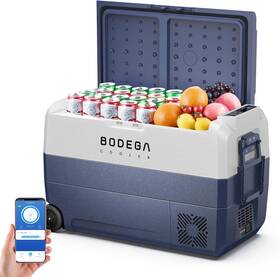 Bodega 762949727881 Bodegacooler 12 Volt Car Refrigerator 64 Quart Portable Freezer Fridge Wi