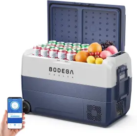 Bodega 762949727881 Bodegacooler 12 Volt Car Refrigerator 64 Quart Portable Freezer Fridge Wi