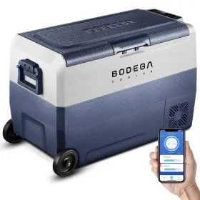 Bodega 779880051197 Bodegacooler 12 Volt Car Refrigerator 53 Quart Portable Fridge Freezer Dual Z