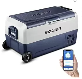 B08d96gjjl Bodega Bodegacooler 12 Volt Car Refrigerator Portable Freezer Fridge 38 Quart