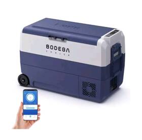 Bodega Bojt0720 T50 12v Portable 53 Quart Car Fridge Cooler With App Blue