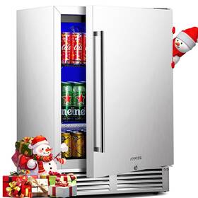 Bodega Jc-145c 24 Inch Outdoor Fridge For Patio Weatherproof Stainless Steel Commerc