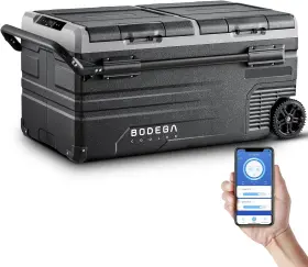 Tww95-wf Bodega Bodegacooler 12 Volt Car Refrigerator Rv Fridge Dual Zone App Control 95l