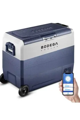 Ul-t60-wifi Bodega Bodegacooler 12 Volt Refrigerator 64 Quart Car Fridge Dual Zone Wifi App Cont