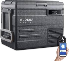 Bodega Ul-u55-bg-wifi Bodegacooler 12 Volt Car Refrigerator 58qt 55l Fridge With Wheels Rv Por