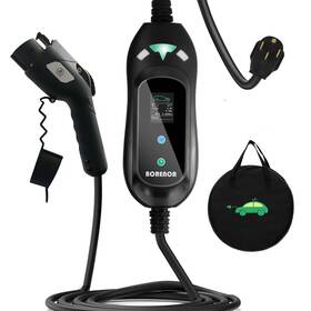Borenor Ttst-ph-020 Portable 40a Level 2 Ev Charger With Adjustable Current And 21ft Cable For J1772 Evs