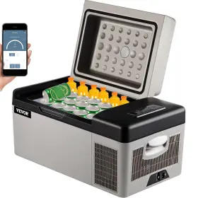 379497116 Brand Portable Car Refrigerator 21 Quart 12v Electric Cooler For Veh
