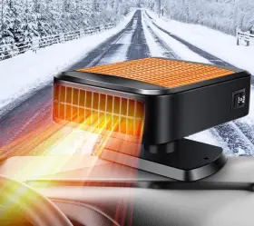 Aqanfj001 Branded Car Heater 12v 200w Portable Heaters For Vehicle 2-in-1 Heating/cooling Fan Plug