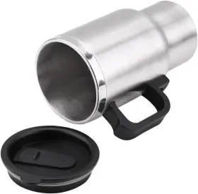 Branded01 313088524598 Car Electric Cup 12v 450ml Coffee Mug Stainless Steel Travel Heating