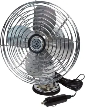 1179 Branded01 445051818885 Rp Car Fan Heavy Duty 12v Metal 7.5 Inch Table Dc Power 12-volt Truck