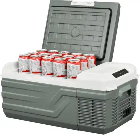 Branded01 744110866278 12 Volt Refrigerator Electric Cooler 4 -68 16 Quart Portable Car Fridge Small