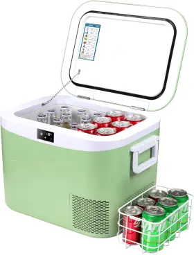 Hc-18p2 Branded01 Car Fridge Portable 12v Refrigerator 19 Quart 18 Liter 12volt Freezer Compressor