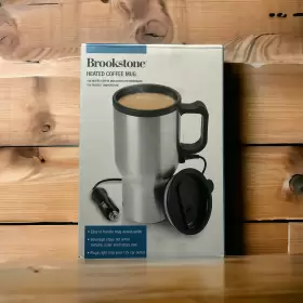 Bra1033-25452 Brookstone Coffee Mug Cup Car Auto Power Heated
