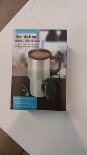 Smbkn-38585 Brookstone 12v Car Outlet Portable Heated 13oz Coffee Mug