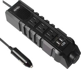 Bygd E8963 150w Car Power Inverter For Vehicles Dc 12v To 110v Ac 8963black