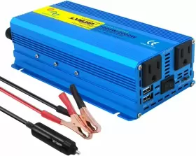 Psw1000w Cantonape 1000w Pure Sine Wave Inverter 12v To 110v Ac Power Blue