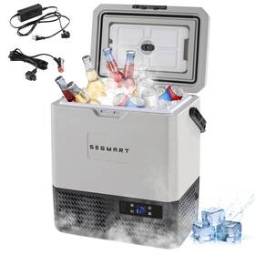 Car Refrigerator 123123 P15 Portable For Camping 45w 13.5l With Long Endurance