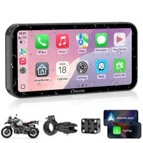 W603 Carpuride 6.3 Inch Motorcycle Screen Wireless Carplay/android Auto Bt Gps