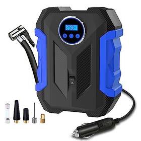 Carsun Cap-001 Digital Air Compressor For Car Auto Pump Portable Tire Inflator Led Light Dc 12v
