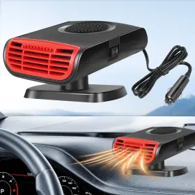 Chianku 717352633601 12v Car Heater 150w Portable Demister Heat Cooling Fan Auto Dryer