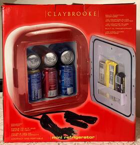 Claybrooke Jh-7f Mini Portable Hot/cold Refrigerator 12 Volt For Home Or Auto