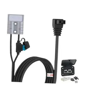3.5m-b Cnimpetus Cn-b20 3.5m Power Cable Cord Lead With Sb50 50a Plug Mounting &dust Cover For