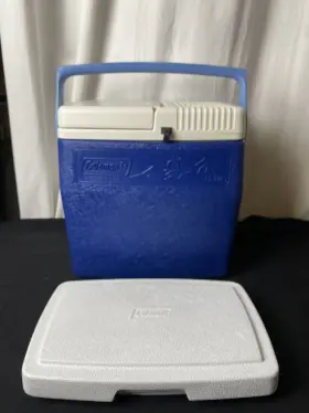 5615a734 Coleman Road Trip Powerchill Travel Portable Electric Cooler Heater 2002 Works