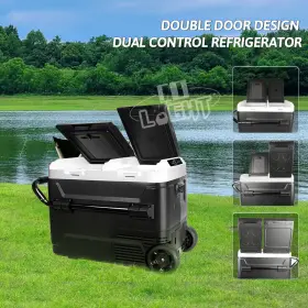 Jg-bx-ol-ed50-c Colight 53qt/50l Portable App Control Car Fridge Freezer Camping Refrigerator Dual Zone