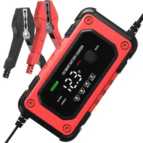 Nvtwhg-nas8j3g-kdh5g2 Conleeproduct 12v 6a Car Auto Motorcycle Lawn Mower Battery Charger Float Trickle Maintainer