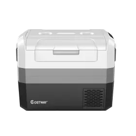E448us-fdsa5539 Costway 58 Quart Portable Electric Car Cooler Refrigerator Compressor Freezer Outing