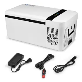 E827a5022 Costway 16 Quart Portable Car Refrigerator Mini Cooler/ Freezer Compressor Camping