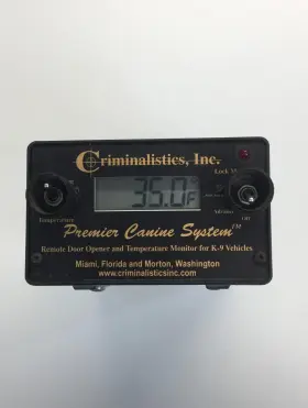78-5874 Criminalistics Inc. Premier Canine System Temperature Monitor