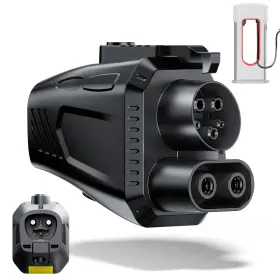 Evcsa04 Crtbetlif 2025 Upgraded Tesla Supercharger To Ccs Charger Adapter For Rivian Ford Gm Evs