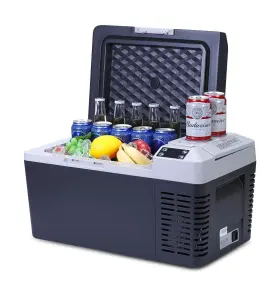 12v-21qt Cuisinaid 12 Volt Refrigerator 21 Quart Portable -7.6 To 50 2
