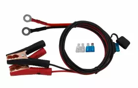 Cuzec 698545805367 6ft/1.8m 16 Awg Extension Cord Eyelet Terminal With Battery Clamp 12v/