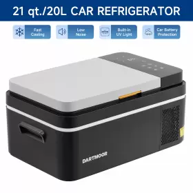Crfms20 Dartmoor 21 Qt/20l Car Refrigerator Dc Ac Dual Power Portable Fridge Freezer