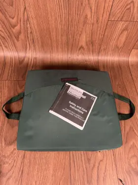 Dearforms 039161209847 Green Portable Seat Cushion Microwave Heated 15 Inch X 13.5 8 Hours Warm