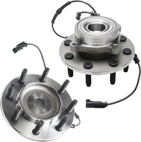 Detroit Axle 515101 4wd Front Wheel Hub And Bearing Replacement For 2006-2008 Dodge