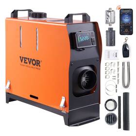 Diesel 840349928104 Vevor Air Heater All-in-one 12v 5kw Bluetooth App Lcd For Car Rv Indoors