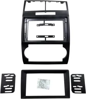 Do-005n Dkmus Radio Stereo Bezel For Dodge Charger Magnum Dash Installation Mount Trim Kit