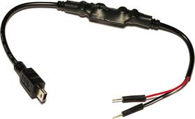 Dongar Technologies 707568714690 Simpleusbcable 12v To Miniusb Two-prong Universal Dashcam Adapter Black