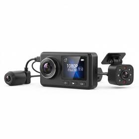 Dual Electronics 28033162844 Dash Cam Front And Rear Inside 1080p Full Hd 3 Way Cameras Vidoe